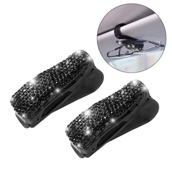 Sunglasses Car Clip In Black - Picture 1 of 3